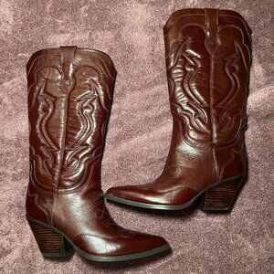 NWB Sam Edelman James Western Boot Spiced Pean